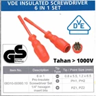 ARCA 6in1 VDE Insulated Screwdriver Standard Germany 2