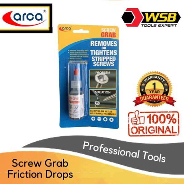  Screw Grab Friction Drops ARCA Formula Screw Opener