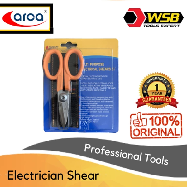 ARCA Premium Electrician Shear 5 1/2" (Multi-Purpose)