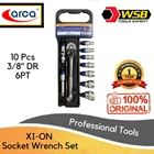 ARCA 10 Pcs XI-ON Socket Wrench Set 3/8&quotDR 6PT 1