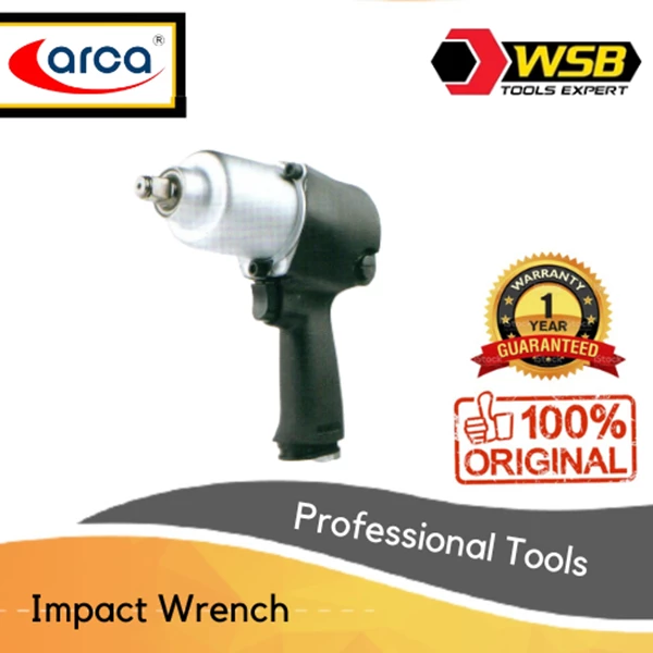 ARCA 1/2" Aluminium Impact Wrench 5 Stages Control MAX TORQUE 745 Nm