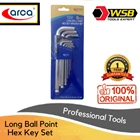ARCA 9 Pcs Long Arm BallPoint Hex Key Set (L Type) 1