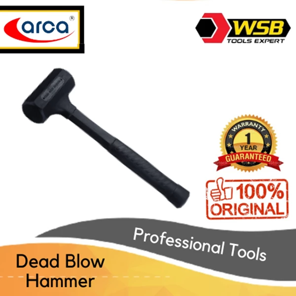 ARCA Dead Blow Hammer 18oz Rubber Handle