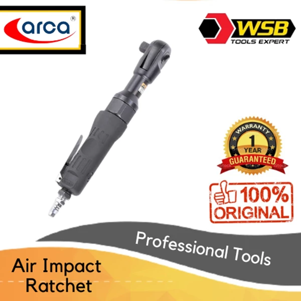 ARCA 1/2" DR Air Impact Ratchet Wrench MAX TORQUE 67 Nm 500 RPM