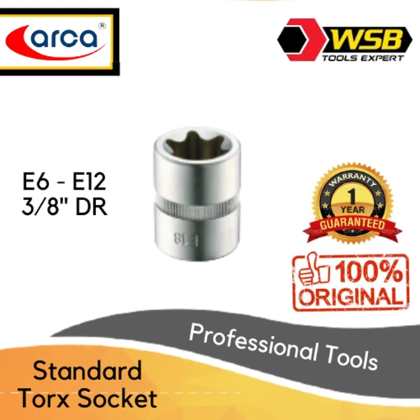 ARCA Standard Torx Socket 3/8" DR