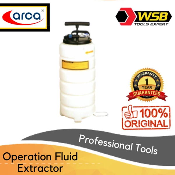 ARCA 15L Pneumatic/Manual Operation Fluid Extractor