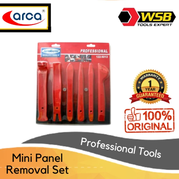 ARCA 6 Pcs Set Alat Mencopot / Congkel Panel Paku Sekrup