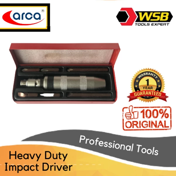 ARCA 6 pcs Impact Driver Heavy Duty 1/2" DR  