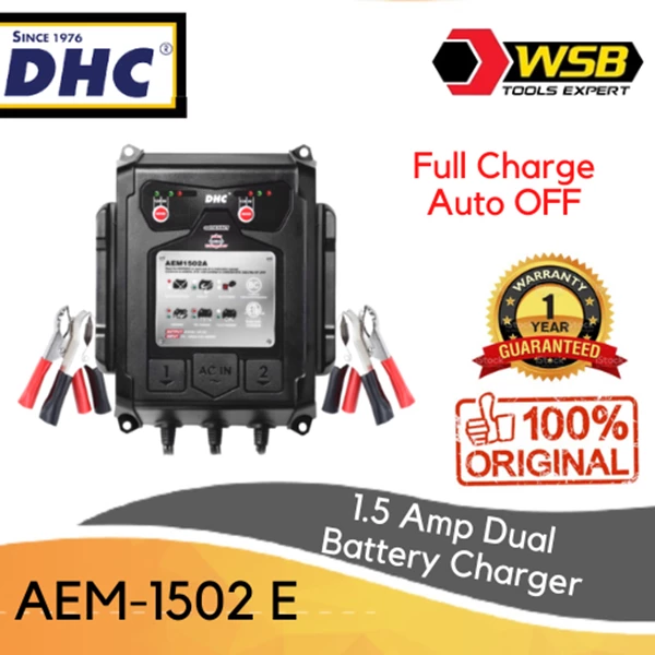 DHC Battery Charger AEM-1502E (Advanced Switching Power Digital Battery Charger)