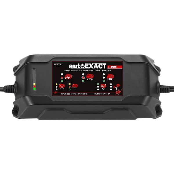 Battery Charger DHC AE-150E Auto-Switch IP 65 WATER RESISTANCE