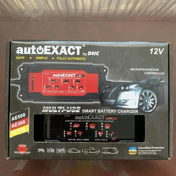 Charger aki DHC AE-500E (Auto-Switch IP 65 WATER RESISTANCE)