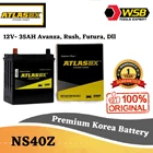 Premium Korea Battery Aki Mobil AtlasBX NS40Z 1