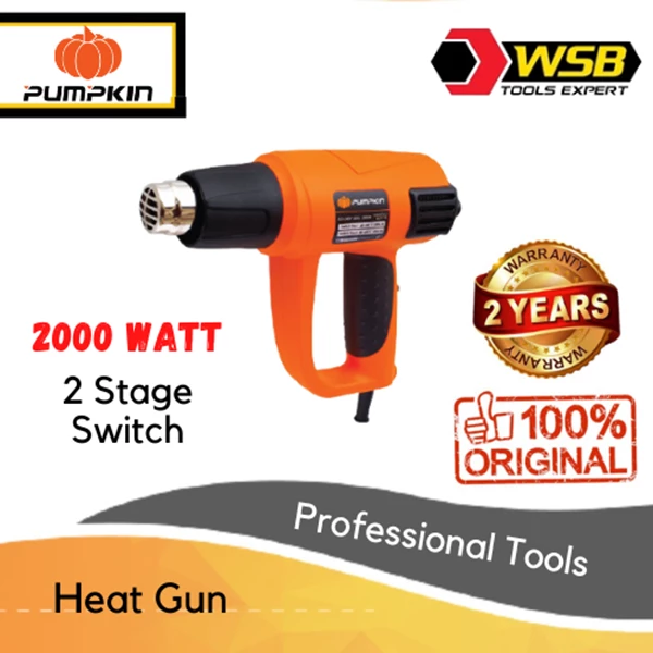 Safety Heat Gun Pumpkin 100% Original Thailand Power Tools